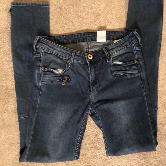 H&M Stretchy Moto Skinny Jeans - Picture 4 of 7